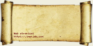 Danica Kovačević vizit kartica